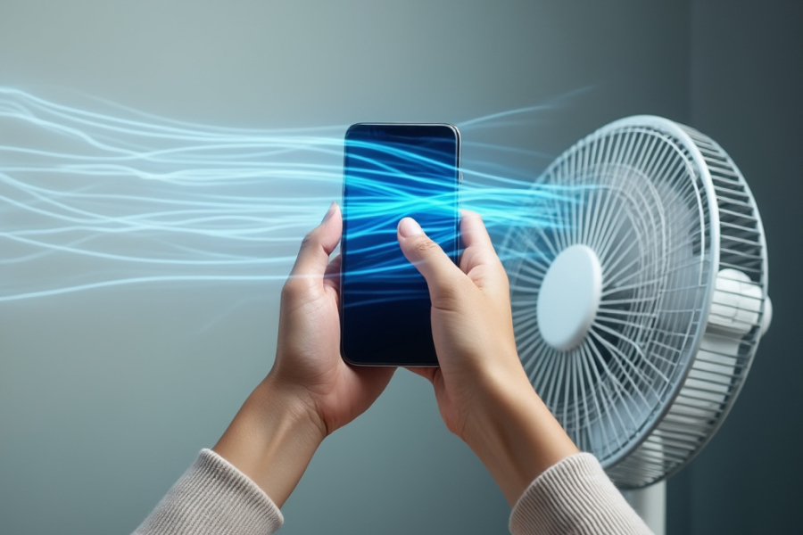 Drying Phone Using Fan